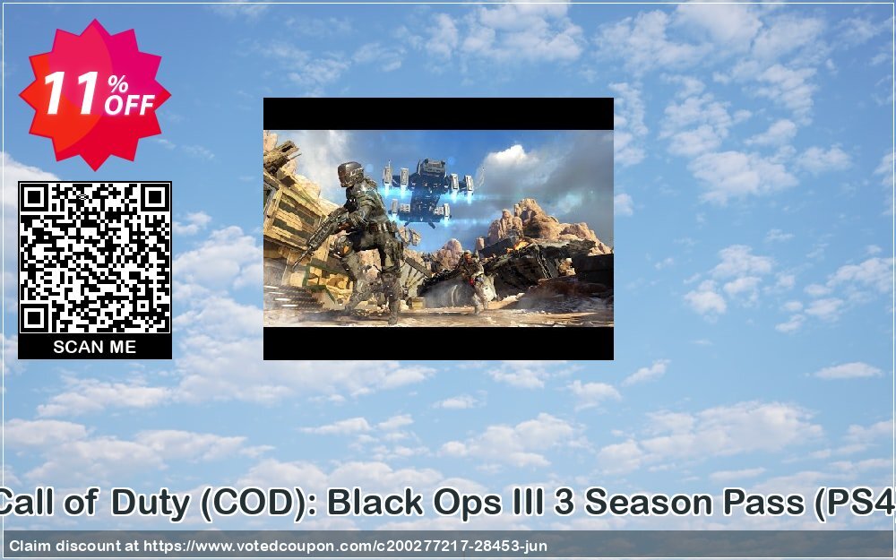 Call of Duty, COD : Black Ops III 3 Season Pass, PS4 