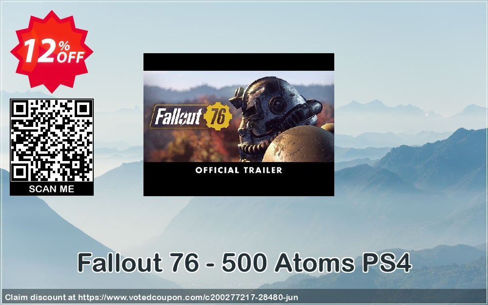 Fallout 76 - 500 Atoms PS4