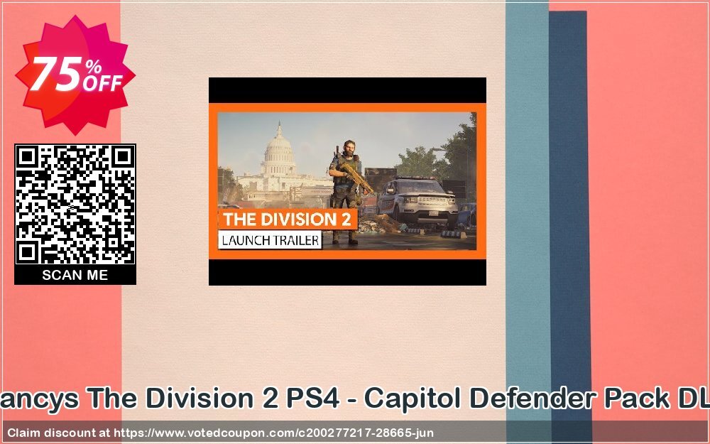 Tom Clancys The Division 2 PS4 - Capitol Defender Pack DLC, EU  Coupon, discount Tom Clancys The Division 2 PS4 - Capitol Defender Pack DLC (EU) Deal. Promotion: Tom Clancys The Division 2 PS4 - Capitol Defender Pack DLC (EU) Exclusive Easter Sale offer 