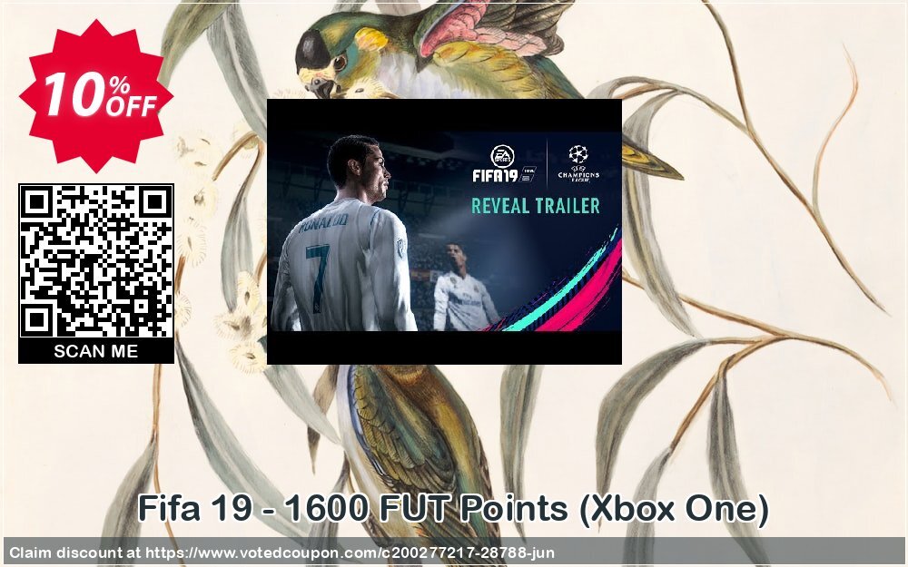 Fifa 19 - 1600 FUT Points, Xbox One 