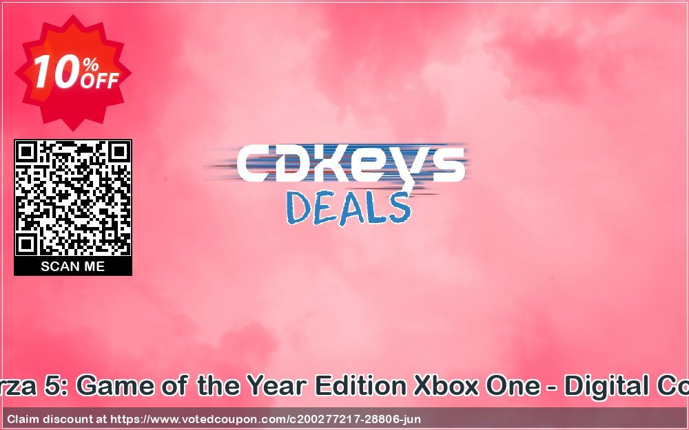 Forza 5: Game of the Year Edition Xbox One - Digital Code Coupon, discount Forza 5: Game of the Year Edition Xbox One - Digital Code Deal. Promotion: Forza 5: Game of the Year Edition Xbox One - Digital Code Exclusive Easter Sale offer 
