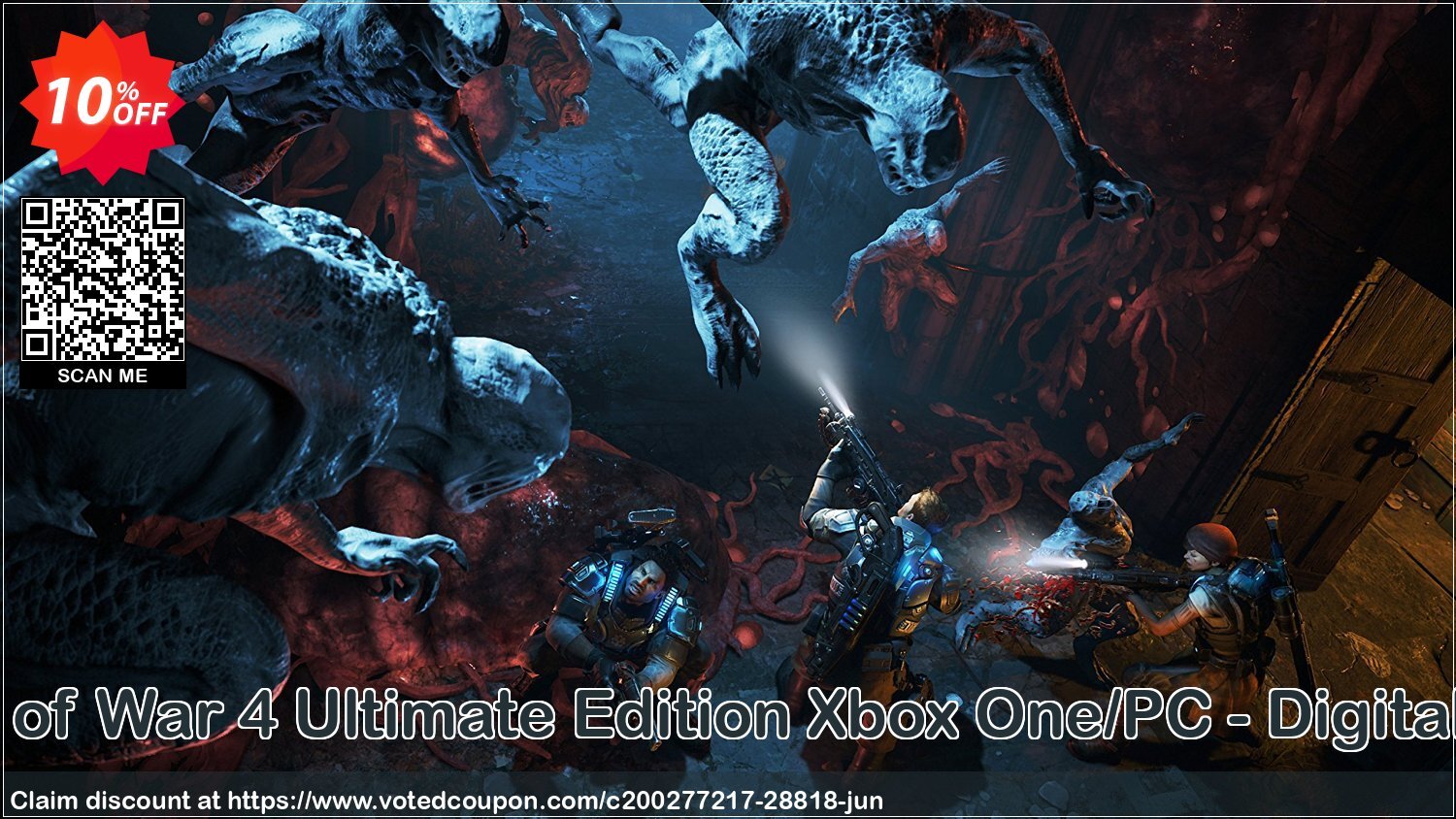 Gears of War 4 Ultimate Edition Xbox One/PC - Digital Code Coupon, discount Gears of War 4 Ultimate Edition Xbox One/PC - Digital Code Deal. Promotion: Gears of War 4 Ultimate Edition Xbox One/PC - Digital Code Exclusive Easter Sale offer 