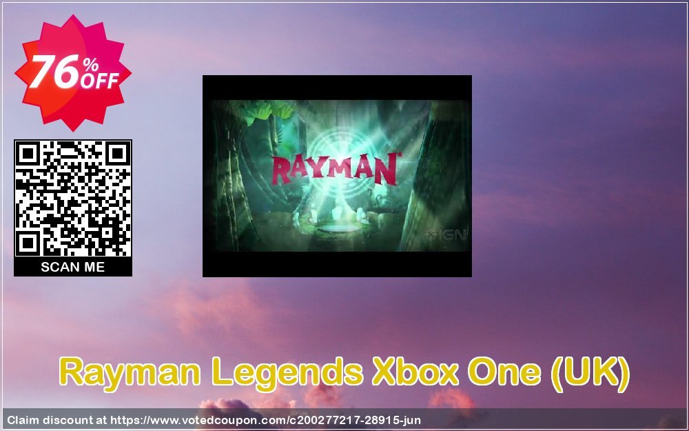 Rayman Legends Xbox One, UK  Coupon, discount Rayman Legends Xbox One (UK) Deal. Promotion: Rayman Legends Xbox One (UK) Exclusive Easter Sale offer 