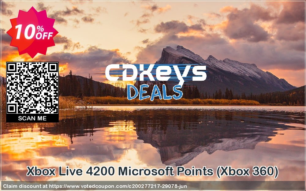 Xbox Live 4200 Microsoft Points, Xbox 360 