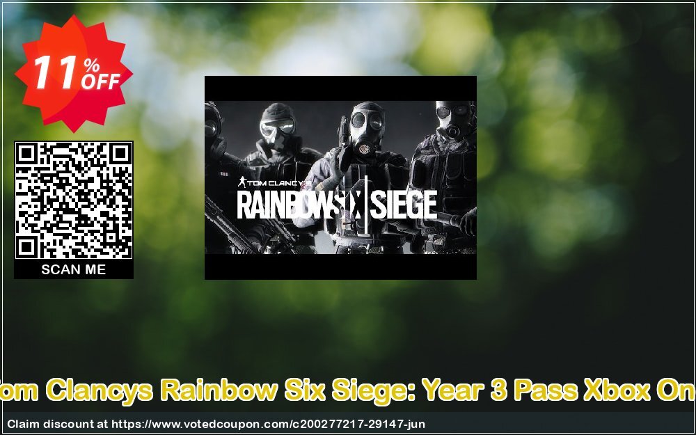 Tom Clancys Rainbow Six Siege: Year 3 Pass Xbox One Coupon, discount Tom Clancys Rainbow Six Siege: Year 3 Pass Xbox One Deal. Promotion: Tom Clancys Rainbow Six Siege: Year 3 Pass Xbox One Exclusive Easter Sale offer 