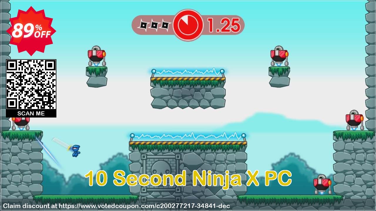 10 Second Ninja X PC Coupon, discount 10 Second Ninja X PC Deal 2024 CDkeys. Promotion: 10 Second Ninja X PC Exclusive Sale offer 