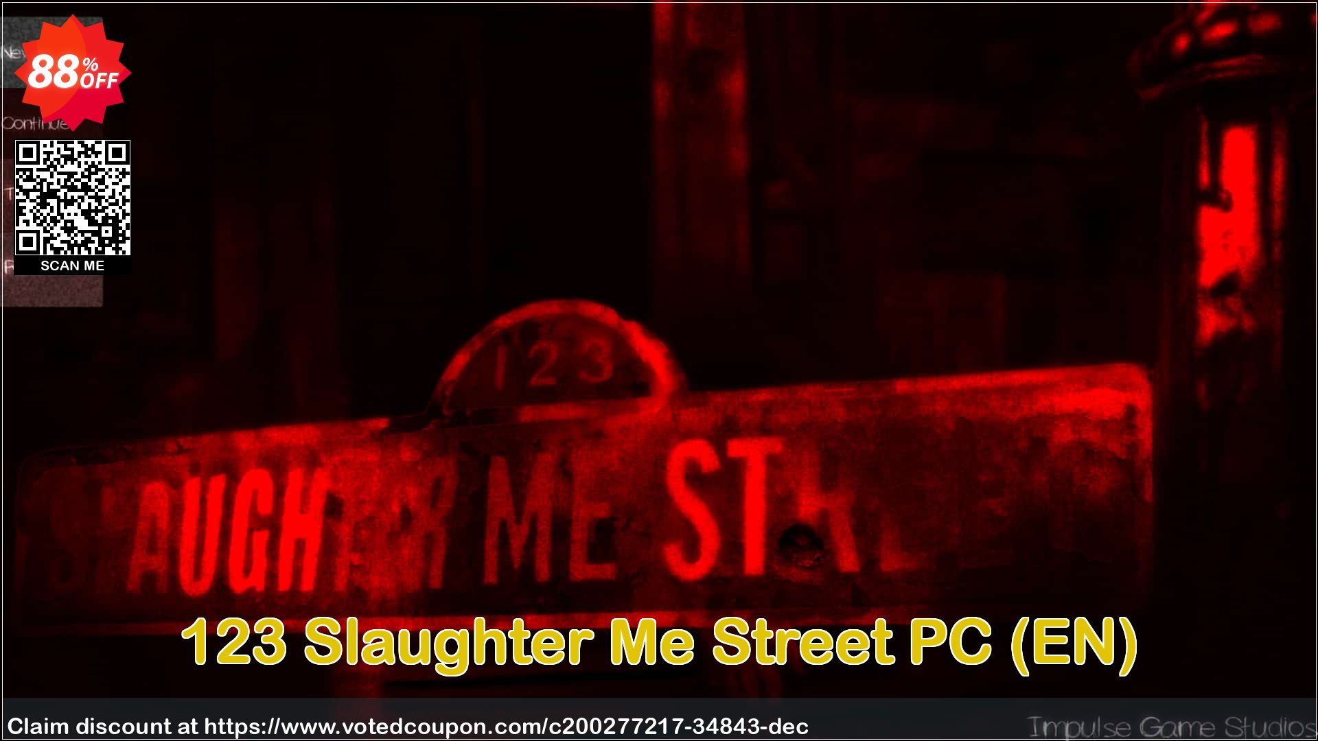 123 Slaughter Me Street PC, EN  Coupon, discount 123 Slaughter Me Street PC (EN) Deal 2024 CDkeys. Promotion: 123 Slaughter Me Street PC (EN) Exclusive Sale offer 