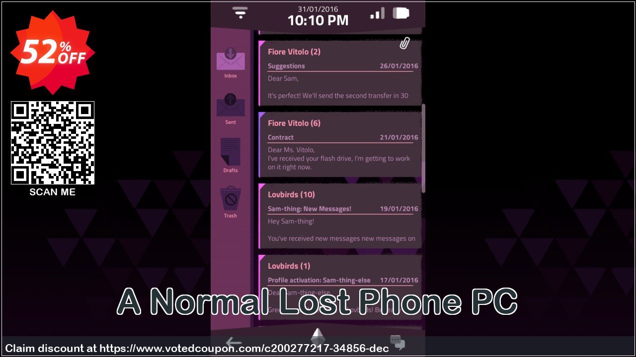 A Normal Lost Phone PC Coupon, discount A Normal Lost Phone PC Deal 2024 CDkeys. Promotion: A Normal Lost Phone PC Exclusive Sale offer 