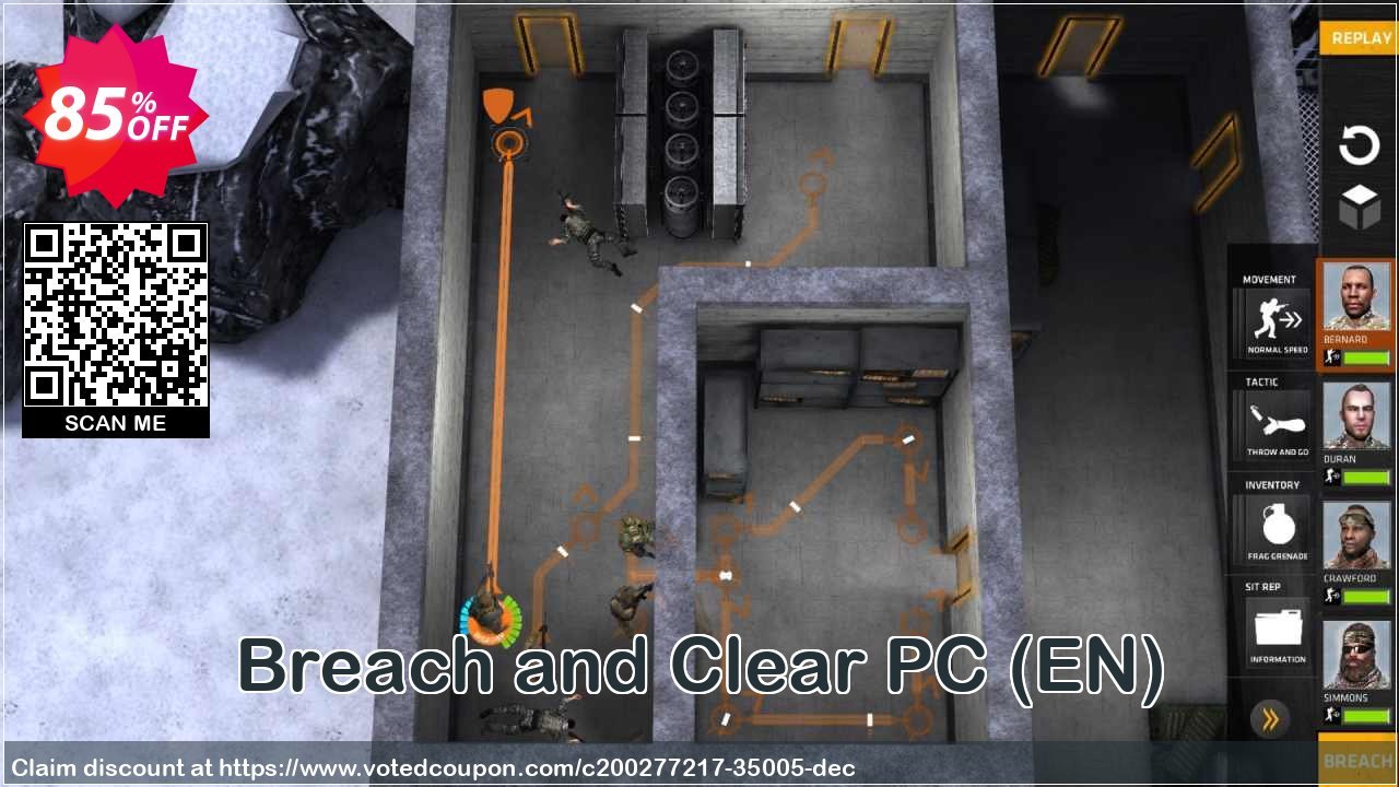 Breach and Clear PC, EN  Coupon, discount Breach and Clear PC (EN) Deal 2024 CDkeys. Promotion: Breach and Clear PC (EN) Exclusive Sale offer 