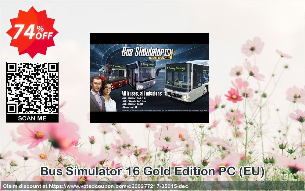 Bus Simulator 16 Gold Edition PC, EU  Coupon, discount Bus Simulator 16 Gold Edition PC (EU) Deal 2024 CDkeys. Promotion: Bus Simulator 16 Gold Edition PC (EU) Exclusive Sale offer 