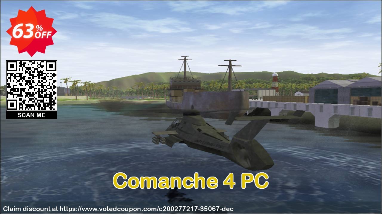 Comanche 4 PC Coupon, discount Comanche 4 PC Deal 2024 CDkeys. Promotion: Comanche 4 PC Exclusive Sale offer 