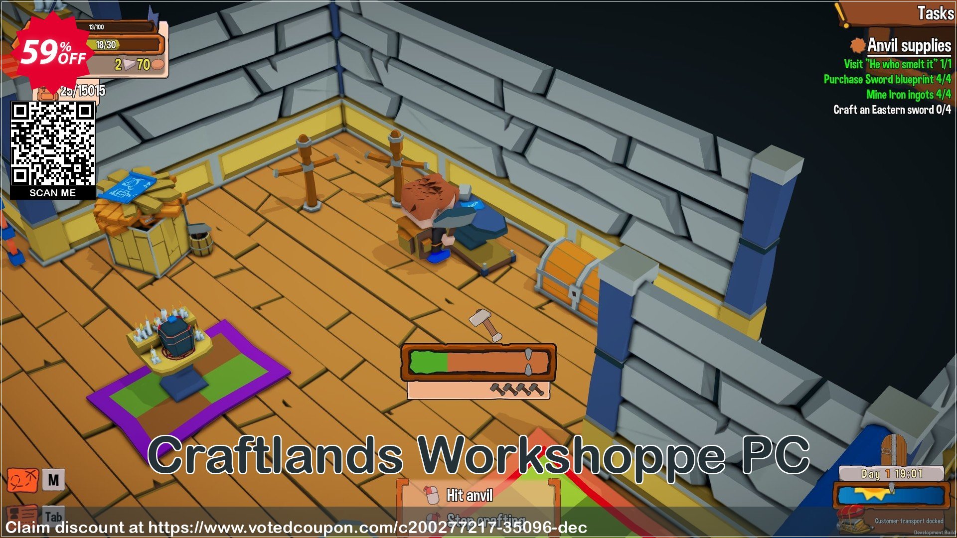 Craftlands Workshoppe PC Coupon Code Sep 2024, 59% OFF - VotedCoupon