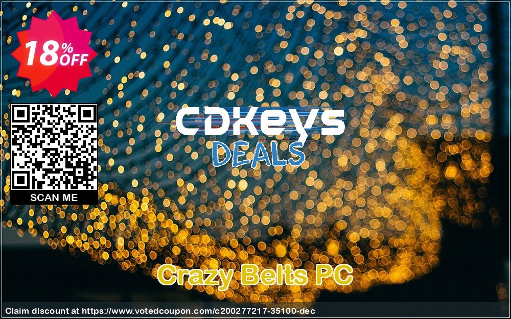 Crazy Belts PC Coupon, discount Crazy Belts PC Deal 2025 CDkeys. Promotion: Crazy Belts PC Exclusive Sale offer 