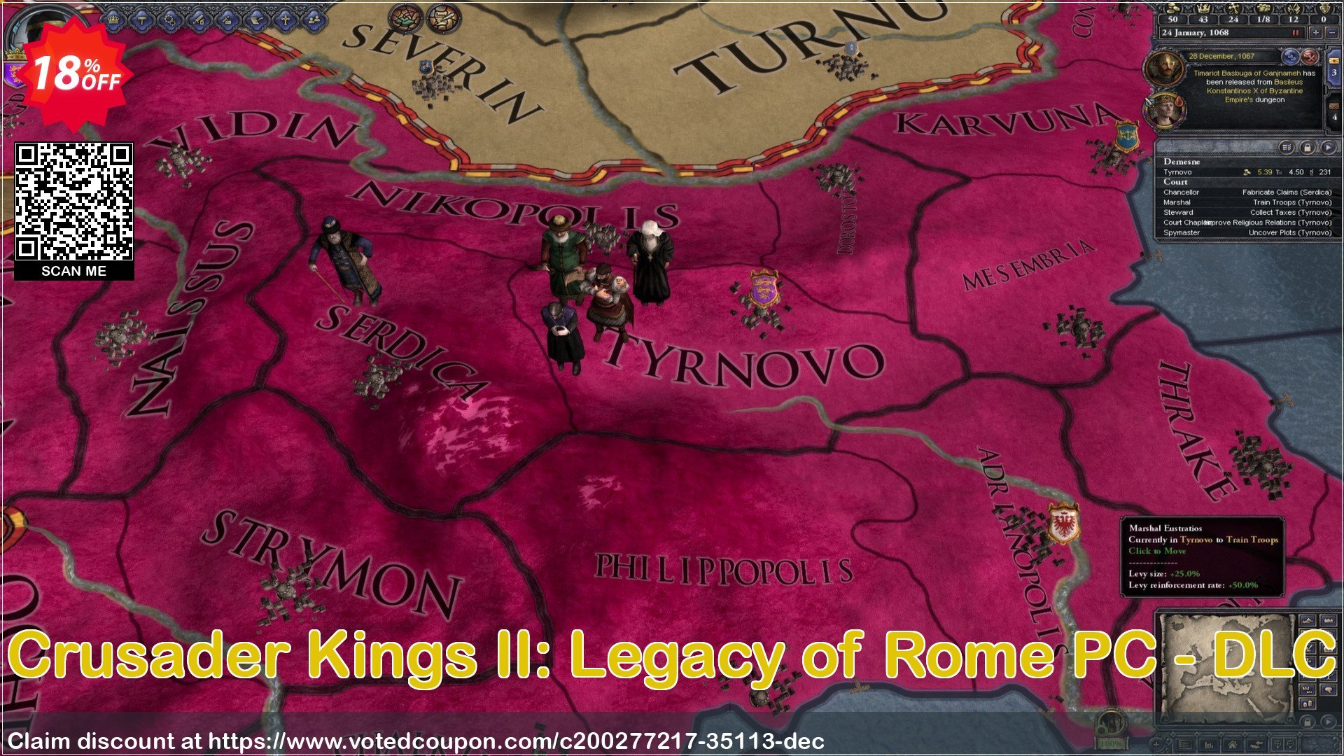 Crusader Kings II: Legacy of Rome PC - DLC Coupon, discount Crusader Kings II: Legacy of Rome PC - DLC Deal 2025 CDkeys. Promotion: Crusader Kings II: Legacy of Rome PC - DLC Exclusive Sale offer 