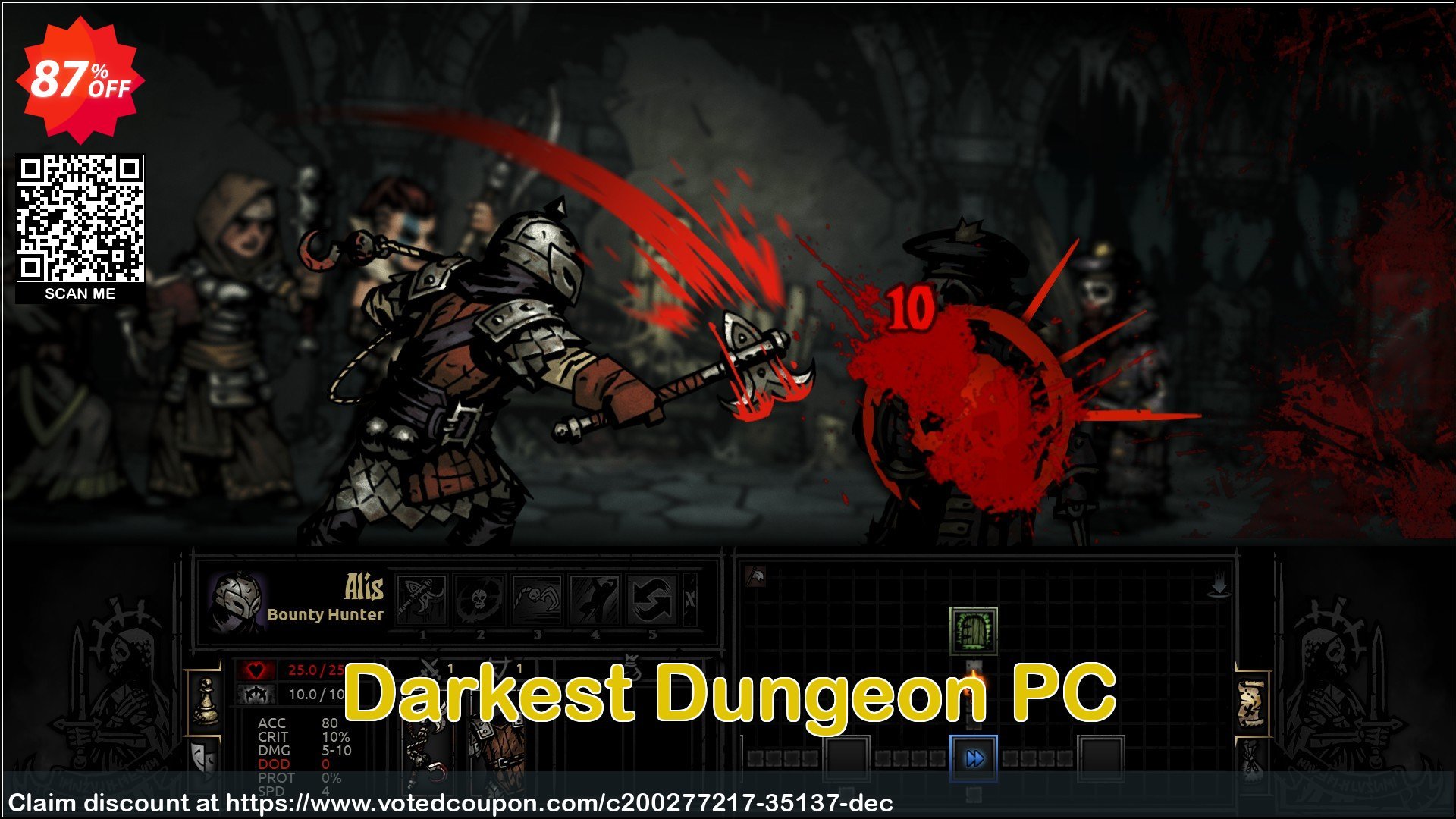 Darkest Dungeon PC Coupon Code Nov 2024, 87% OFF - VotedCoupon