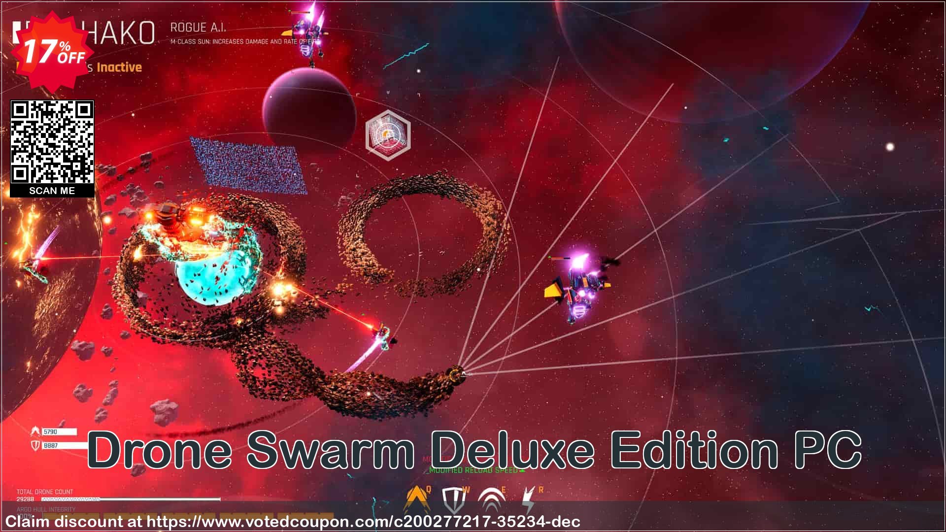 Drone Swarm Deluxe Edition PC Coupon, discount Drone Swarm Deluxe Edition PC Deal 2024 CDkeys. Promotion: Drone Swarm Deluxe Edition PC Exclusive Sale offer 