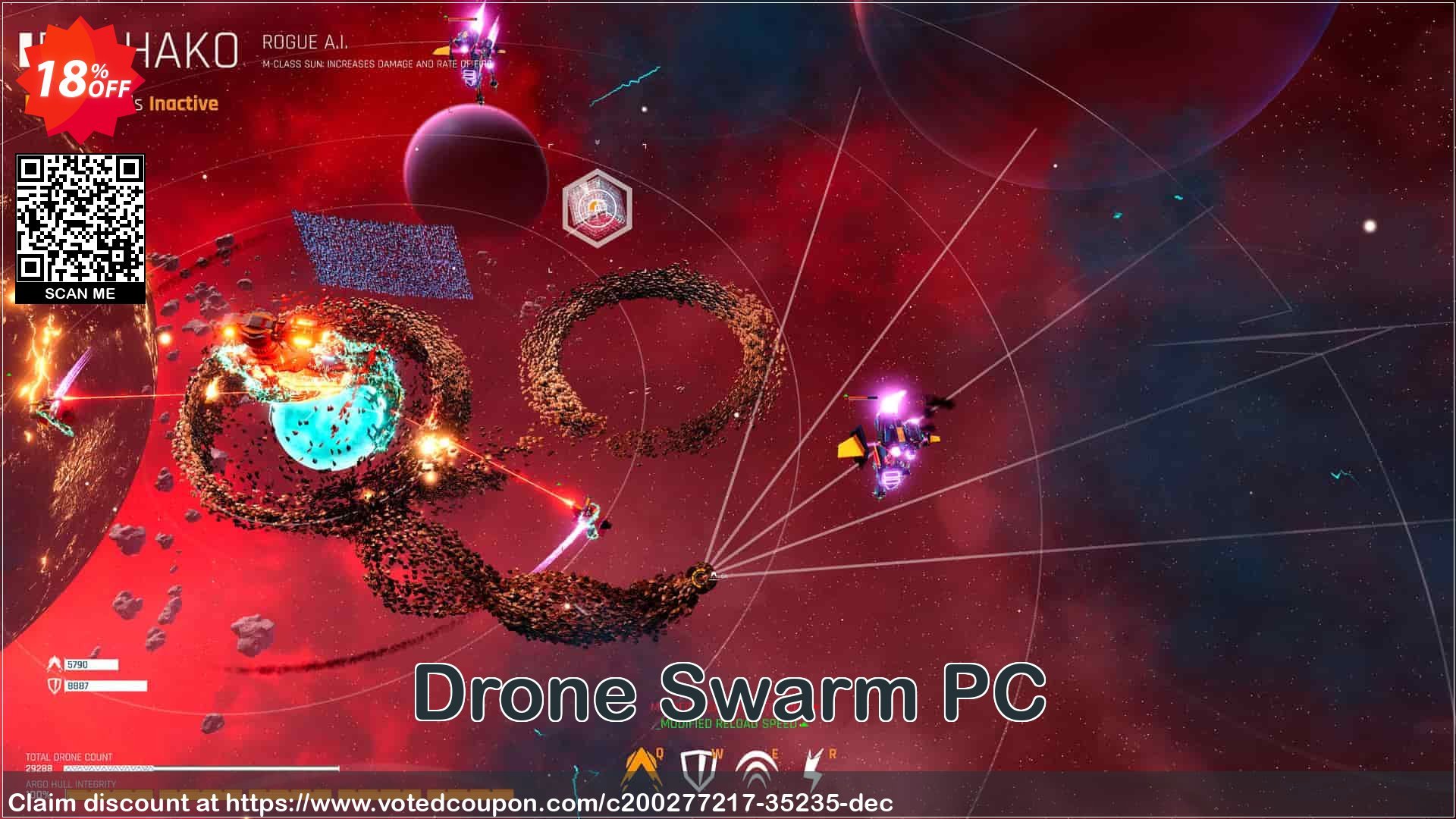 Drone Swarm PC Coupon, discount Drone Swarm PC Deal 2024 CDkeys. Promotion: Drone Swarm PC Exclusive Sale offer 