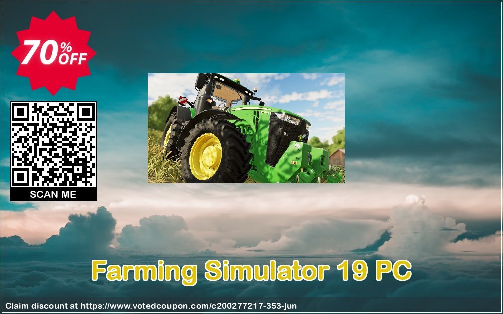 Farming Simulator 19 PC Coupon, discount Farming Simulator 19 PC Deal. Promotion: Farming Simulator 19 PC Exclusive offer 