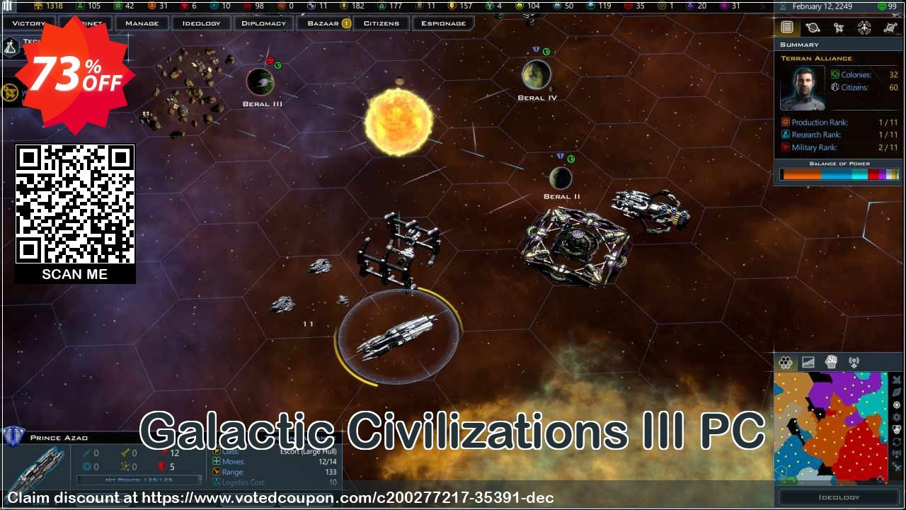 Galactic Civilizations III PC Coupon, discount Galactic Civilizations III PC Deal 2024 CDkeys. Promotion: Galactic Civilizations III PC Exclusive Sale offer 