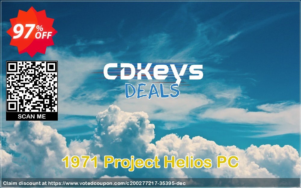 1971 Project Helios PC Coupon, discount 1971 Project Helios PC Deal 2024 CDkeys. Promotion: 1971 Project Helios PC Exclusive Sale offer 