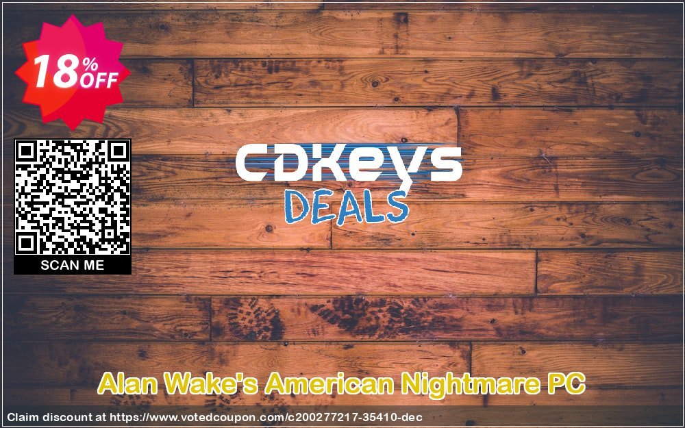 Alan Wake's American Nightmare PC Coupon Code Nov 2024, 18% OFF - VotedCoupon