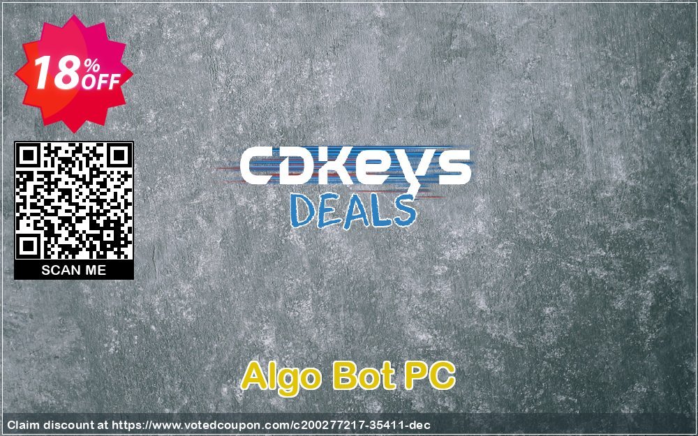 Algo Bot PC Coupon, discount Algo Bot PC Deal 2024 CDkeys. Promotion: Algo Bot PC Exclusive Sale offer 