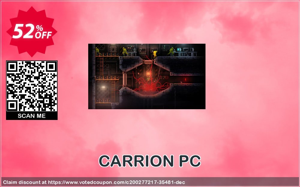 CARRION PC Coupon, discount CARRION PC Deal 2024 CDkeys. Promotion: CARRION PC Exclusive Sale offer 