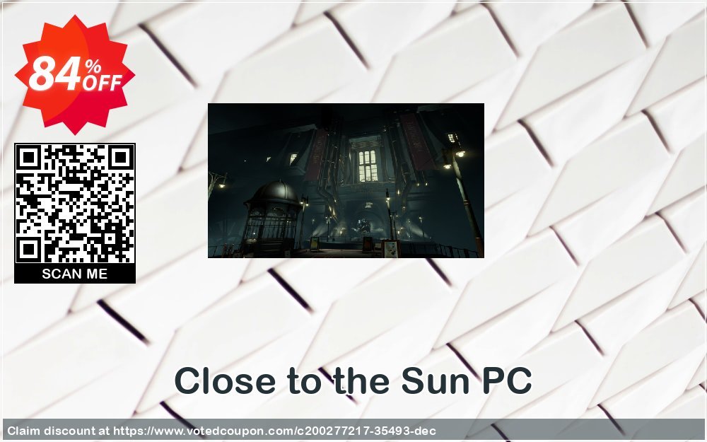 Close to the Sun PC Coupon, discount Close to the Sun PC Deal 2024 CDkeys. Promotion: Close to the Sun PC Exclusive Sale offer 