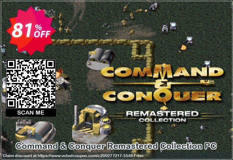 Command & Conquer Remastered Collection PC Coupon, discount Command & Conquer Remastered Collection PC Deal 2024 CDkeys. Promotion: Command & Conquer Remastered Collection PC Exclusive Sale offer 