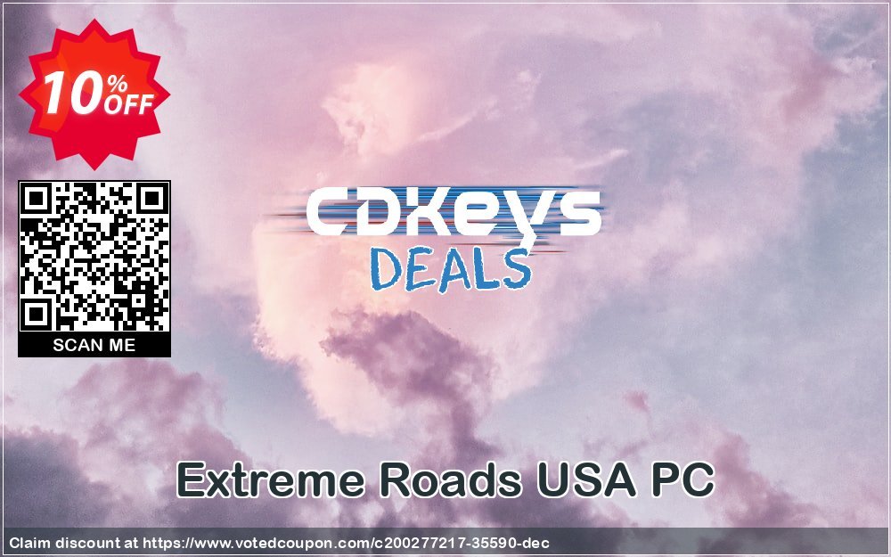 Extreme Roads USA PC Coupon, discount Extreme Roads USA PC Deal 2024 CDkeys. Promotion: Extreme Roads USA PC Exclusive Sale offer 