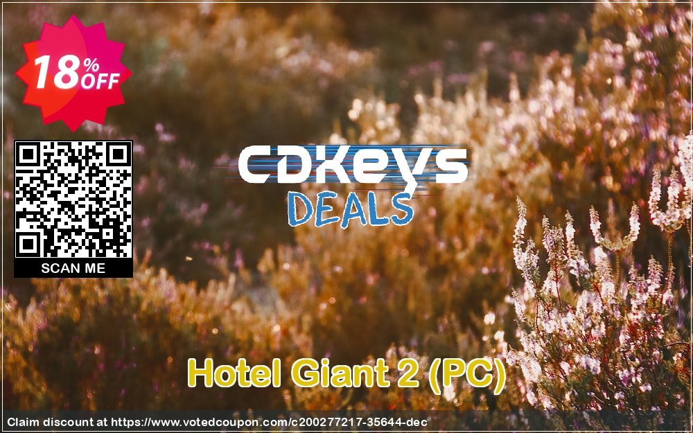 Hotel Giant 2, PC  Coupon, discount Hotel Giant 2 (PC) Deal 2024 CDkeys. Promotion: Hotel Giant 2 (PC) Exclusive Sale offer 