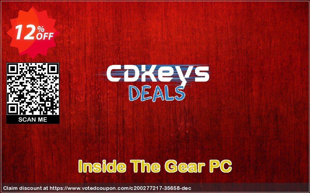 Inside The Gear PC Coupon, discount Inside The Gear PC Deal 2024 CDkeys. Promotion: Inside The Gear PC Exclusive Sale offer 