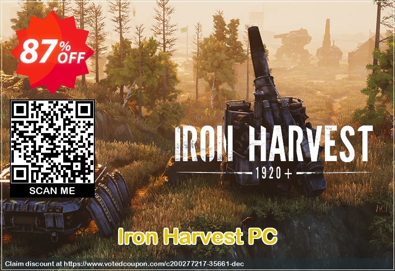 Iron Harvest PC Coupon Code Nov 2024, 87% OFF - VotedCoupon