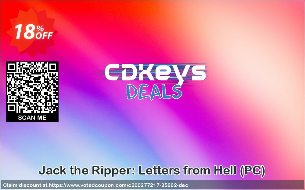 Jack the Ripper: Letters from Hell, PC  Coupon Code Oct 2024, 18% OFF - VotedCoupon