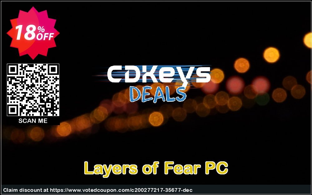 Layers of Fear PC Coupon, discount Layers of Fear PC Deal 2024 CDkeys. Promotion: Layers of Fear PC Exclusive Sale offer 