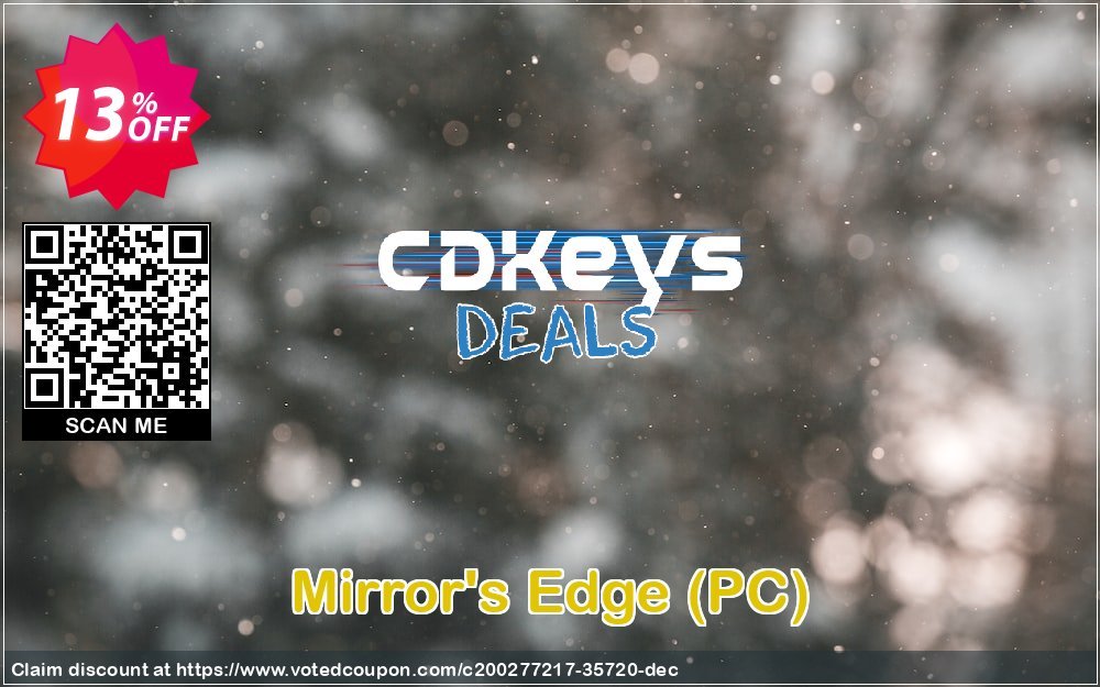 Mirror&#039;s Edge, PC  Coupon, discount Mirror's Edge (PC) Deal 2024 CDkeys. Promotion: Mirror's Edge (PC) Exclusive Sale offer 