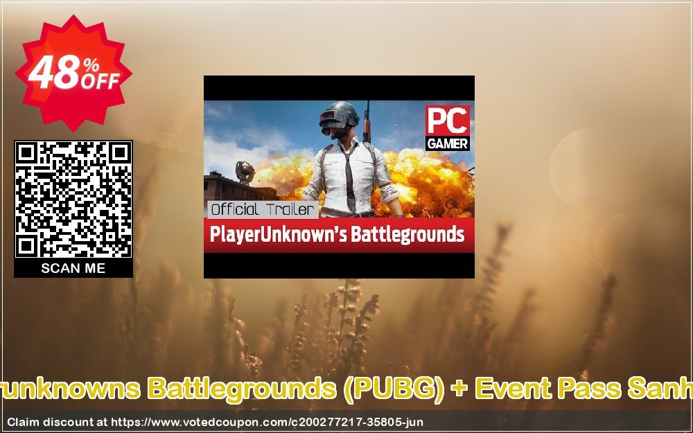 Playerunknowns Battlegrounds, PUBG + Event Pass Sanhok PC Coupon Code Jun 2024, 48% OFF - VotedCoupon