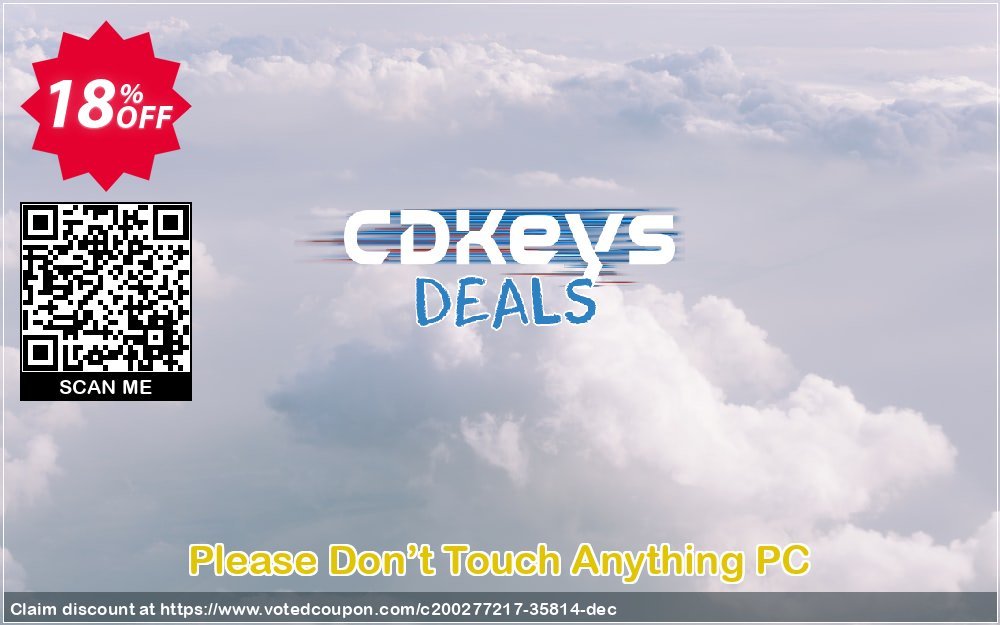 Please Don’t Touch Anything PC Coupon, discount Please Don’t Touch Anything PC Deal 2024 CDkeys. Promotion: Please Don’t Touch Anything PC Exclusive Sale offer 