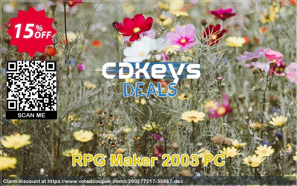 RPG Maker 2003 PC Coupon, discount RPG Maker 2003 PC Deal 2025 CDkeys. Promotion: RPG Maker 2003 PC Exclusive Sale offer 