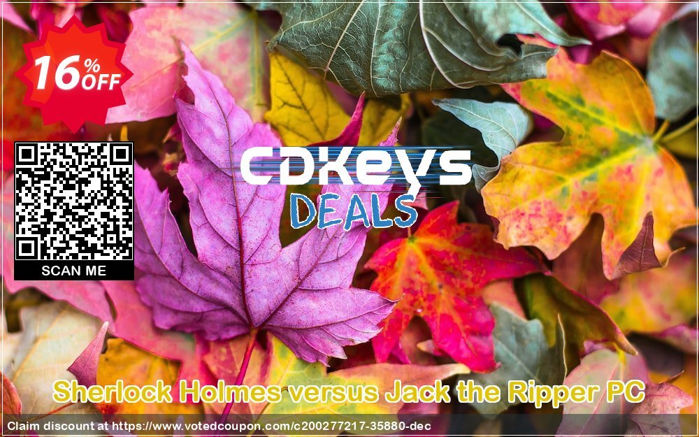 Sherlock Holmes versus Jack the Ripper PC Coupon, discount Sherlock Holmes versus Jack the Ripper PC Deal 2025 CDkeys. Promotion: Sherlock Holmes versus Jack the Ripper PC Exclusive Sale offer 