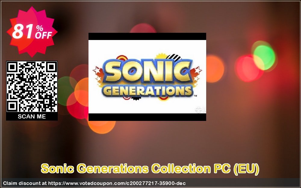 Sonic Generations Collection PC, EU  Coupon, discount Sonic Generations Collection PC (EU) Deal 2024 CDkeys. Promotion: Sonic Generations Collection PC (EU) Exclusive Sale offer 