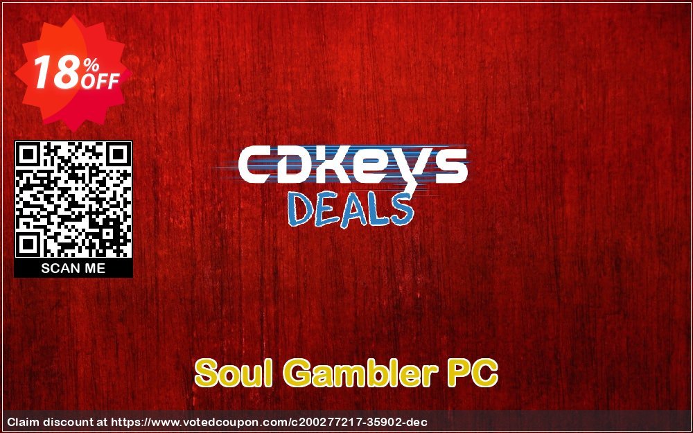 Soul Gambler PC Coupon, discount Soul Gambler PC Deal 2024 CDkeys. Promotion: Soul Gambler PC Exclusive Sale offer 