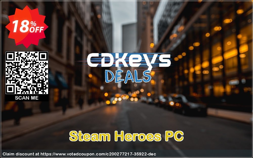 Steam Heroes PC Coupon, discount Steam Heroes PC Deal 2024 CDkeys. Promotion: Steam Heroes PC Exclusive Sale offer 