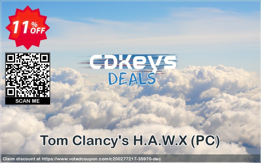 Tom Clancy&#039;s H.A.W.X, PC  Coupon, discount Tom Clancy's H.A.W.X (PC) Deal 2024 CDkeys. Promotion: Tom Clancy's H.A.W.X (PC) Exclusive Sale offer 