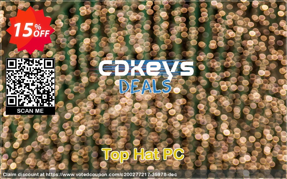 Top Hat PC Coupon, discount Top Hat PC Deal 2024 CDkeys. Promotion: Top Hat PC Exclusive Sale offer 