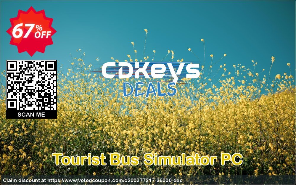 Tourist Bus Simulator PC Coupon, discount Tourist Bus Simulator PC Deal 2024 CDkeys. Promotion: Tourist Bus Simulator PC Exclusive Sale offer 