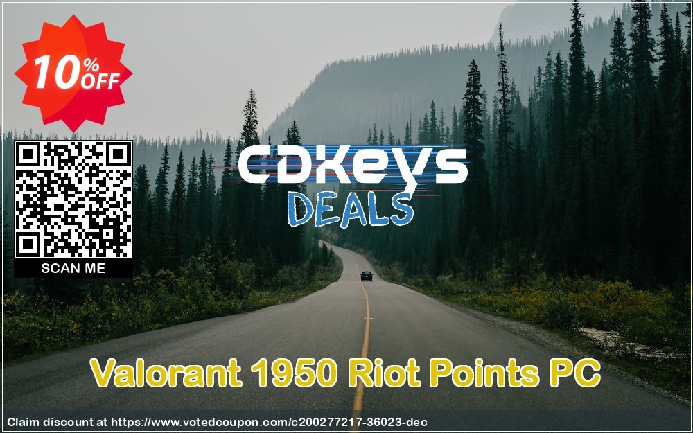 Valorant 1950 Riot Points PC Coupon, discount Valorant 1950 Riot Points PC Deal 2024 CDkeys. Promotion: Valorant 1950 Riot Points PC Exclusive Sale offer 