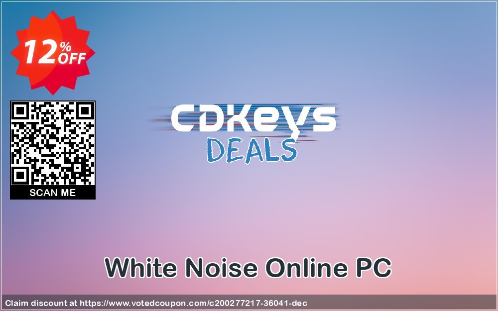 White Noise Online PC Coupon, discount White Noise Online PC Deal 2024 CDkeys. Promotion: White Noise Online PC Exclusive Sale offer 