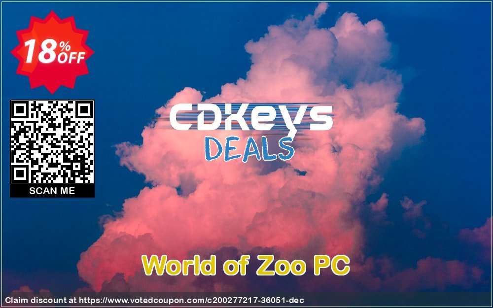 World of Zoo PC Coupon, discount World of Zoo PC Deal 2024 CDkeys. Promotion: World of Zoo PC Exclusive Sale offer 