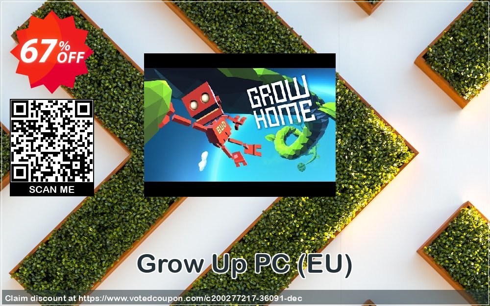 Grow Up PC, EU  Coupon, discount Grow Up PC (EU) Deal 2024 CDkeys. Promotion: Grow Up PC (EU) Exclusive Sale offer 